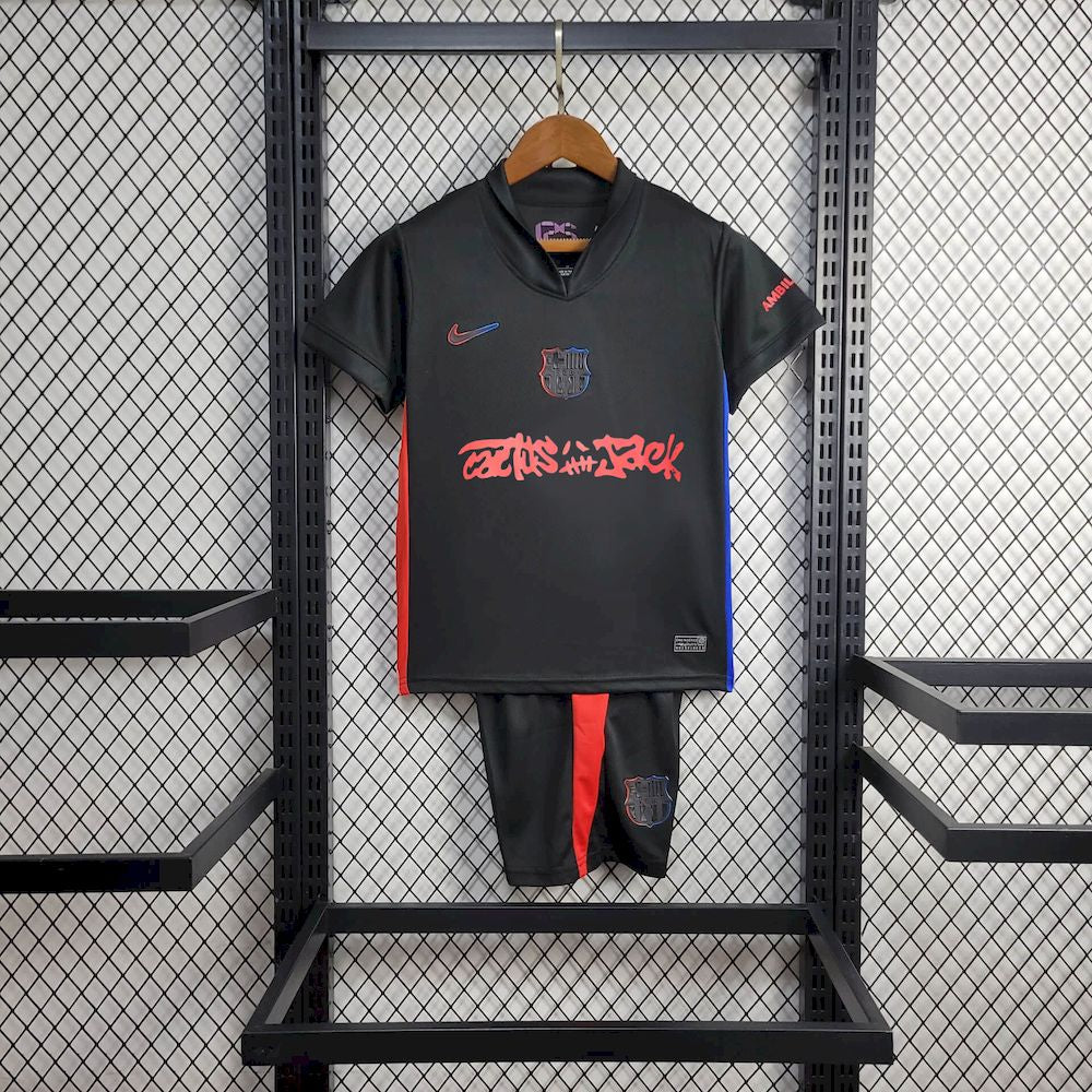 FC BCN Travis Scott 2025-26 Kids Kit