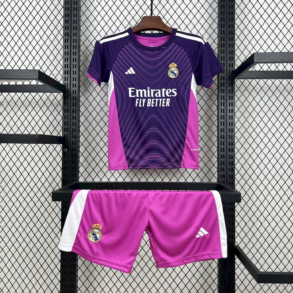 Real Madrid Goalkeeper Kit Kids 2024-25