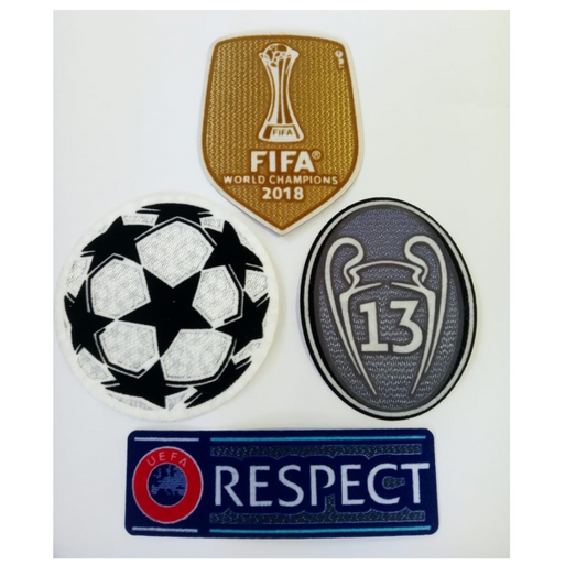 Kit de parches 13 de la Liga de Campeones del Real Madrid 