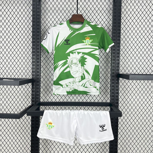 Kit infantil Edición Naruto del Real Betis 2024-25
