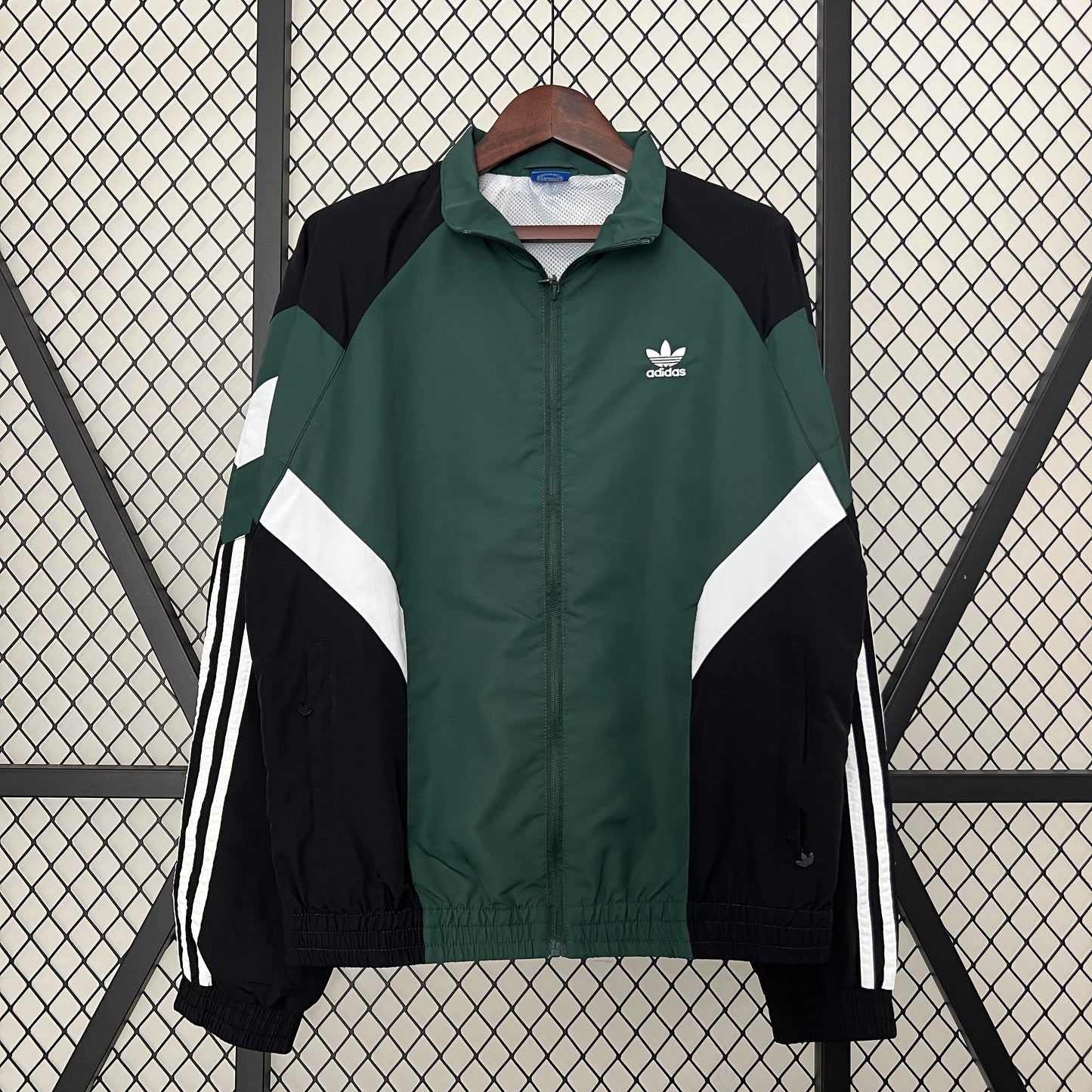 Adidas 2024 Jacket - Black/Green