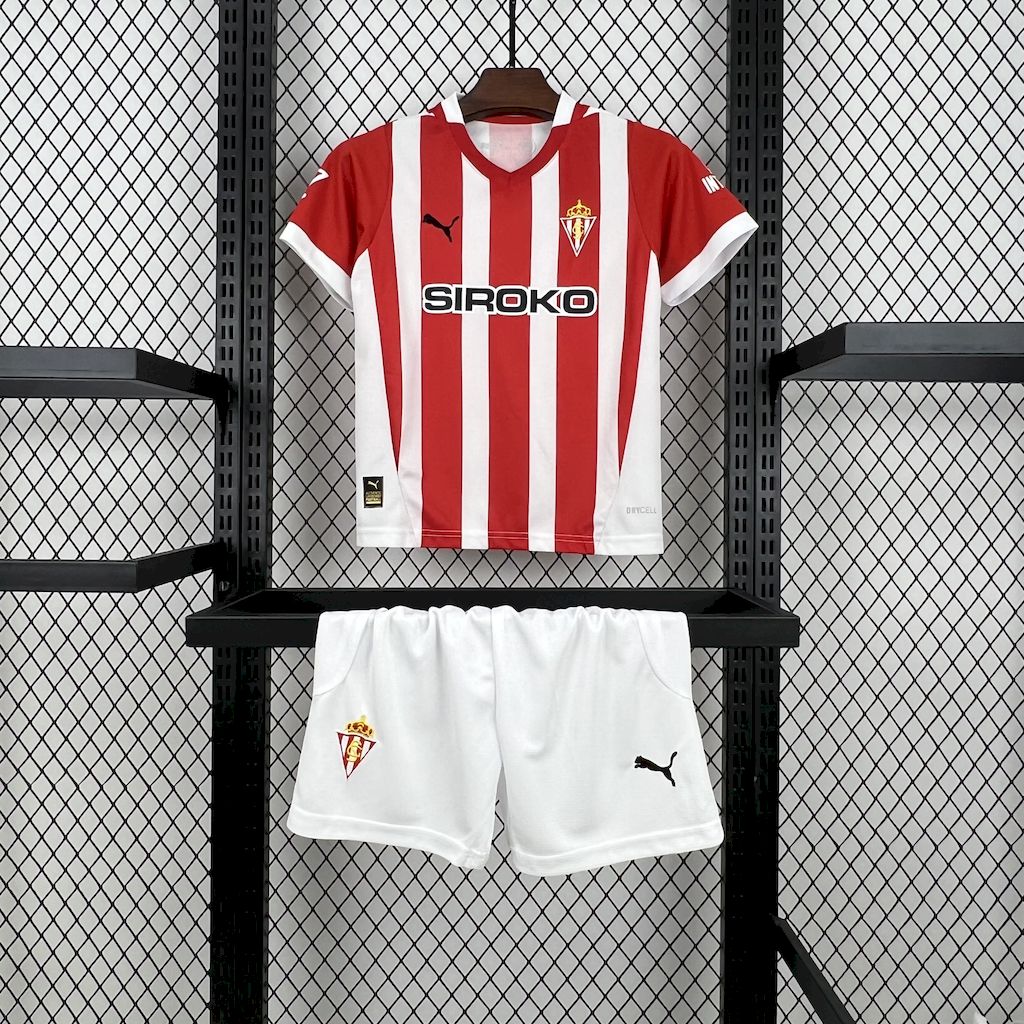 Sporting de Gijon Kit Criança 2024-25