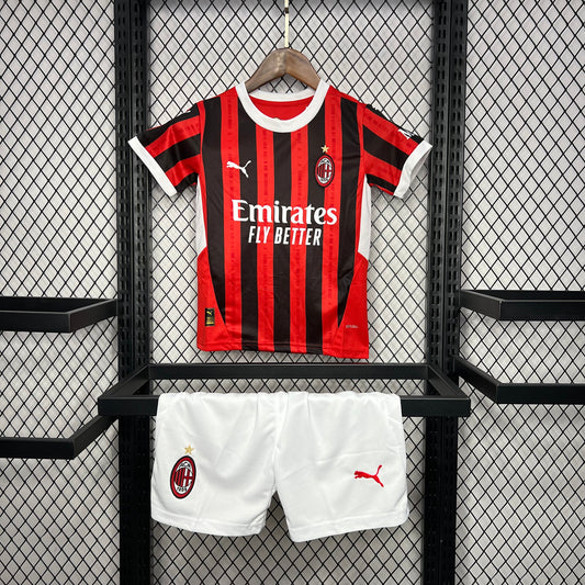 Equipación infantil AC Milan 2024-25