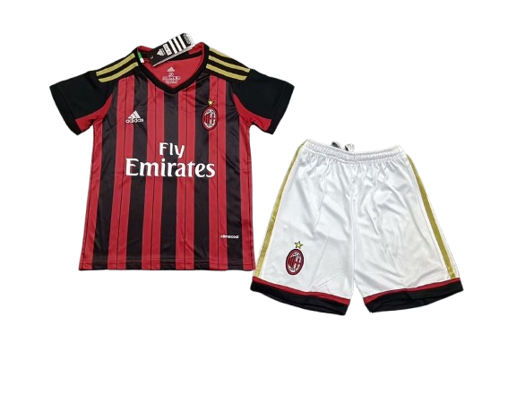 Kit retro para niños del AC Milan 2013-14